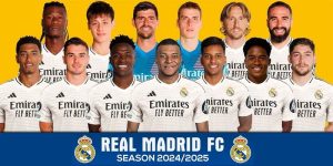 Đội hình Real Madrid 2024 ảnh đại diện